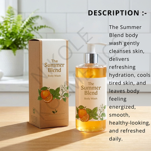 Gel Douche Rafraîchissant et Hydratant Summer Blend – Nettoyage Doux et Soin Corporel Hydratant pour Tous Types de Peau - Product Image 5