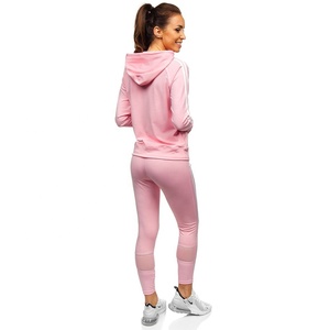 Conjunto Deportivo Personalizado para Mujer, Talla Grande, Primavera, con Capucha, Ligero, Transpirable, Estampado, Poliéster, Elástico en Cuatro Direcciones - Product Image 3
