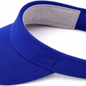 Casquette de sport bleue pour femme, visière réglable, légère, protection solaire, été, course à pied, tennis, golf, plage, logo personnalisé - Product Image 5