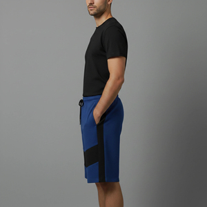 Short homme classique 2026, coupe confortable, 100 % coton, couleur unie, streetwear avec poches latérales, tenue décontractée, style hip-hop pour homme - Product Image 2
