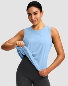 Camiseta sin mangas acanalada personalizada para mujer, chaleco informal de algodón, ajuste ceñido, transpirable, elástico, para verano, moda, entrenamiento, yoga, gimnasio - Product Image 1
