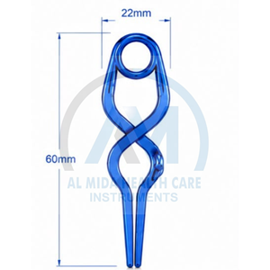 Al Mida Healthcare Surgical Clamp 60mm Length Loop Diameter Stainless Steel Manual <b>Instrument</b> Vascular Surgery CE Certified - Product Image 1