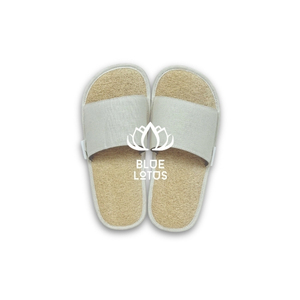 HOT SELLING Loofah Slippers for Bath Spa Use, Gentle Exfoliation and Comfortable Indoor Walking with Breathable Loofah Fiber - Product Image 1