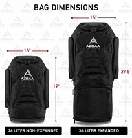 Mochila Convertible Kingz de Primera Calidad para BJJ, MMA y Gimnasio