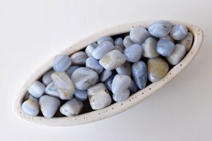 Pierres semi-précieuses en agate dentelle bleue, polies à la main, pour la décoration et les cadeaux, vente en gros - Product Image 4