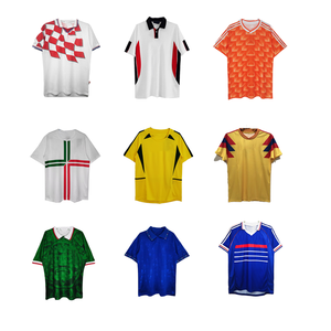 Camiseta de Fútbol Retro Clásica de Calidad Tailandesa al por Mayor, Camisetas de Fútbol Personalizadas, Camiseta de Fútbol Vintage para Hombre - Product Image 4
