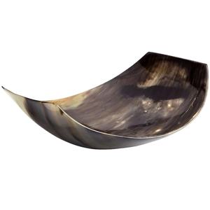 Tazón Ligero de Cuerno de Búfalo para Aperitivos y Cereales, Tazón Grande de Cuerno de Búfalo para Ensaladas y Frutas, Se Acepta Logotipo Personalizado - Product Image 1