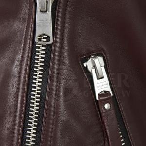 Ropa de invierno Chaqueta de cuero de manga larga para mujer Chaqueta de cuero de diseño informal ajustada para mujer - Product Image 5