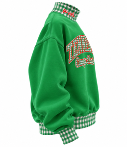 Sweat-shirt surdimensionné à col roulé pour femme, personnalisé, 100 % coton molletonné, hiver, manches longues, avec logo frontal, vente en gros - Product Image 5