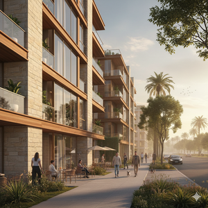 ตู้ครัวไม้หรูหราแบบโมดูลาร์สั่งทำพิเศษของโครงการ JY พร้อมดีไซน์ทันสมัยสำหรับใช้ในโรงแรม - Product Image 1