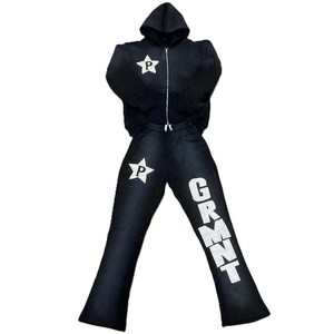 Premium Matching Hoodie <b>Set</b> Oversized Streetwear Hoodie And <b>Sweatpants</b> <b>Set</b> For Casual Daily Wear And Fitness Activities - Product Image 1