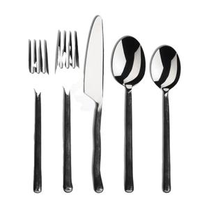 Juego de cubiertos de acero inoxidable de calidad superior Mango de diseño único Utensilios de cocina para fiestas - Product Image 1