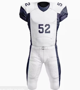 Uniforme de Fútbol Americano de Manga Corta, Diseño Moderno, Ropa Deportiva para Exteriores, Alta Calidad, Talla Personalizada, Venta al Por Mayor - Product Image 3