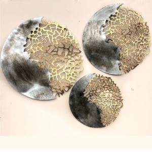 Décoration murale en métal de luxe pour la maison, design moderne de couverts brillants (cuillère et fourchette), grande taille - Product Image 2