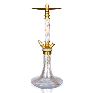 Moderna pipa de hookah de vidrio para una decoración moderna del hogar y una experiencia de fumada suave con un acabado elegante y sofisticado. - Product Image 1