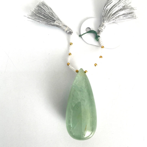 Pierre précieuse naturelle en forme de goutte, aigue-marine lisse, pour la création de bijoux fins - Product Image 1