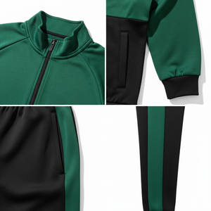 Ensemble d'entraînement de football en gros pour hommes, uniforme de sport adulte, impression par transfert thermique, 100 % polyester, séchage rapide, respirant, coupe courte - Product Image 4