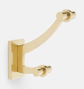 ตะขอแขวนตู้เสื้อผ้าแบบโมเดิร์นขายดี สำหรับห้องนอน ห้องน้ำ ตะขอทองเหลืองทนทาน ตะขออเนกประสงค์แบบกำหนดเองได้ ทำจากสังกะสี อลูมิเนียม เหล็ก - Product Image 3