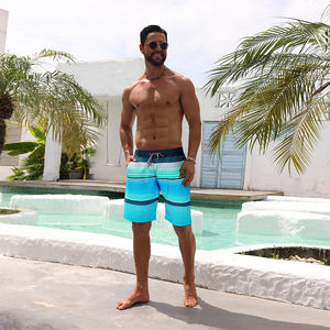 Shorts de Baño de Alta Calidad, Transpirables, Ecológicos e Impermeables, Talla Grande, Ropa Deportiva, Traje de Baño, Cintura Elástica, Casual - Product Image 4