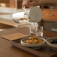 Carafe en verre avec couvercle et poignée, 50 oz/1500 ml, carafe à eau pour thé glacé, jus, verre borosilicate résistant à la chaleur, carafe pour eau chaude