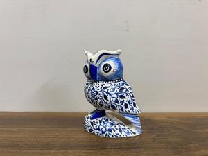 Estatua de Búho Art Deco Hecha a Mano en Aluminio |   Figura Decorativa Ecológica para Mesa de Centro |   Regalo Pintado a Mano Duradero - Product Image 4