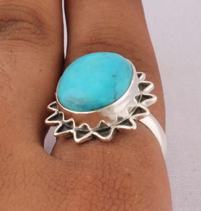 Handcrafted 925 Sterling <b>Silver</b> Amethyst Classic Bezel Setting Vintage Oval Gemstone Sunburst Sawtooth Border <b>Statement</b> <b>Ring</b> - Product Image 1