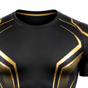 Ensemble de sport pour homme : T-shirt et short de course légers et unis pour l'été – Tenue de sport, gym, fitness, entraînement athlétique, performance optimale - Product Image 3