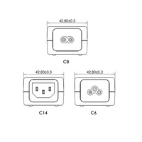 Adaptateur secteur médical pour ordinateur portable 15W 5V 3A en matériau PC avec prise universelle et entrée AC C14