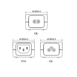 อะแดปเตอร์แปลงไฟทางการแพทย์แบบตั้งโต๊ะระดับมืออาชีพ 16~21V 24W พร้อมช่องเสียบไฟ AC แบบ C6 18V 1.33A 2xMOPP - Product Image 3