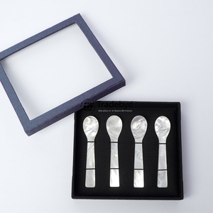 Cuillère à incrustations MOP de qualité supérieure, faite à la main, pour la table, cuillère de service Tradebyd - Product Image 5