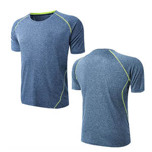 T-shirt à manches courtes 100% coton pour homme, style basique, couleur unie, col rond, imprimé - Product Image 1