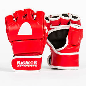 Guantes de MMA de nivel profesional con costuras reforzadas y soporte para las muñecas, diseñados para entrenamiento intenso y combate competitivo. - Product Image 1