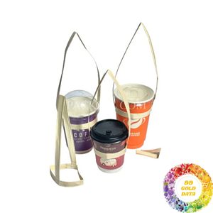 Support de boisson en feuilles naturelles, alternative sans plastique pour l'emballage des gobelets à emporter et les entreprises soucieuses de l'environnement - Product Image 2