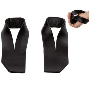 Sangles de levage en cuir de haute qualité pour l'haltérophilie et les exercices de fitness Logo personnalisé imprimé broderie gaufrage - Product Image 1