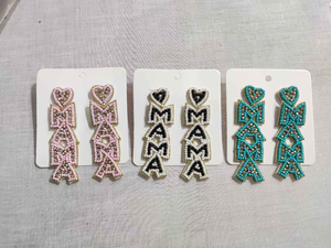 Pendientes Bordados con Cuentas de la India, Pendientes Hechos a Mano para Mujeres y Niñas, Estilo Clásico por MD HANDICRAFTS - Product Image 5