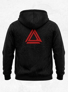Sweat-shirt ample en polyester 100% de 230 grammes, personnalisable avec logo imprimé, impression numérique, fermeture éclair métallique, collection automne, vente en gros - Product Image 3