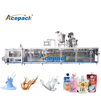 Machine d'emballage automatique haute précision à bec verseur supérieur pour sachets stand-up, idéale pour le remplissage de café, poivre et produits alimentaires en usine