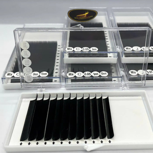 Top Quality Wholesale <b>Lash</b> Trays Pre Made <b>Fan</b> Eyelash Extensions Short Stem Long Stem Promade <b>Lash</b> Extension <b>Fans</b> <b>Premade</b> <b>Lash</b> - Product Image 5