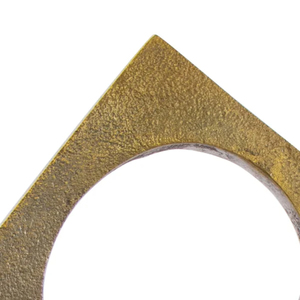 Sculpture géométrique abstraite en métal faite à la main, décoration moderne pour salon, bureau, hôtel, ornement d'intérieur, décoration de remise de diplôme - Product Image 5