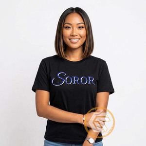 GREEK TREASURES เสื้อยืดสตรี Zeta Phi Beta Sorority ปักลายบนผ้าเจอร์ซีย์ สวมใส่สบาย คุณภาพสูง ระบายอากาศได้ดี ผ้าฝ้าย 100% แขนสั้น - Product Image 4