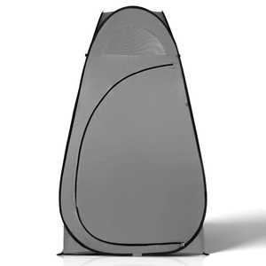 Tente de Douche et Cabine d'Essayage Portable d'Extérieur Pop-Up Gris Foncé pour la Douche et les Toilettes - Product Image 4