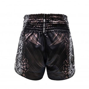 Nouveauté : Short de boxe Muay Thai en satin respirant, personnalisé, séchage rapide, design brodé, léger, taille plus - Product Image 3