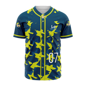 เสื้อเบสบอลผู้ชายแบบกำหนดเอง พิมพ์โลโก้ตามสั่ง แขนสั้น ระบายอากาศ แห้งเร็ว ไซส์ใหญ่ ผ้าโพลีเอสเตอร์ 100% เสื้อซอฟต์บอล - Product Image 4