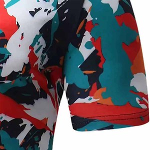 Pantalones Cortos Deportivos para Hombre, Estampado de Camuflaje, Sublimación, Secado Rápido, Tejido de Punto, Corte Regular, Estilo Casual, Tela de Poliéster - Product Image 2