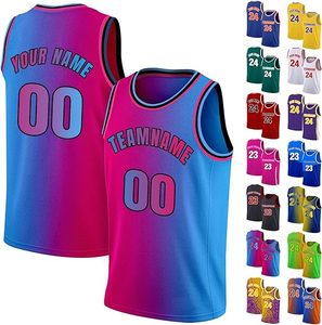 Venta al por Mayor de Camisetas de Baloncesto Deportivas para Hombre, Sublimación Personalizada, Transpirables, de Secado Rápido, Ligeras, Ropa Deportiva - Product Image 4