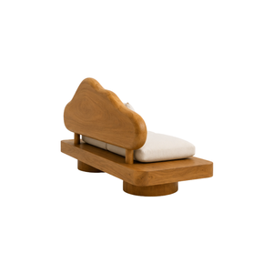 ARTERRA Premium Luxury Modern Sculptural Teak <b>Wood</b> <b>Sofa</b> Organic Curved Backrest Couch for Living Room Hotel Villa - Product Image 3