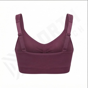 Soutiens-gorge de sport à bretelles pour femmes Double U Back sans fil rembourré Yoga Workout Yoga Top Sport soutien-gorge pour femmes Fitness - Product Image 3