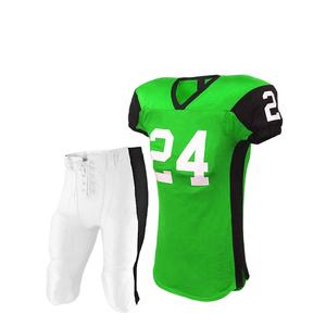 Wholesale Custom American <b>Football</b> Uniforms Quick Dry Short Sleeve Polyester Soccer Jersey Pants Sublimation Shirts <b>Sets</b> - Product Image 5