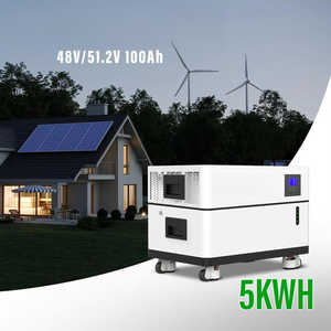 HR Stackable <b>48V</b> 51.2V Home Energy Storage Inverter 15kWh <b>Battery</b> Backup 100AH 200AH Hybrid White 50kg - Product Image 5