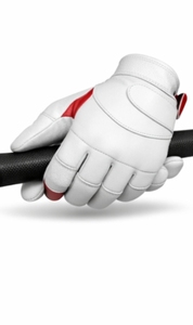 Gant de frappe en cuir blanc, main droite, à enfiler, durable, pour entraînement, unisexe, adulte, personnalisable, pour le baseball. - Product Image 2